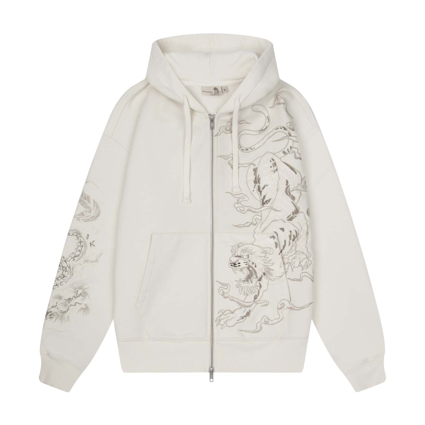 "yakuza v3" Zip Up off white