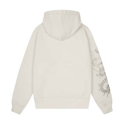"yakuza v3" Zip Up off white