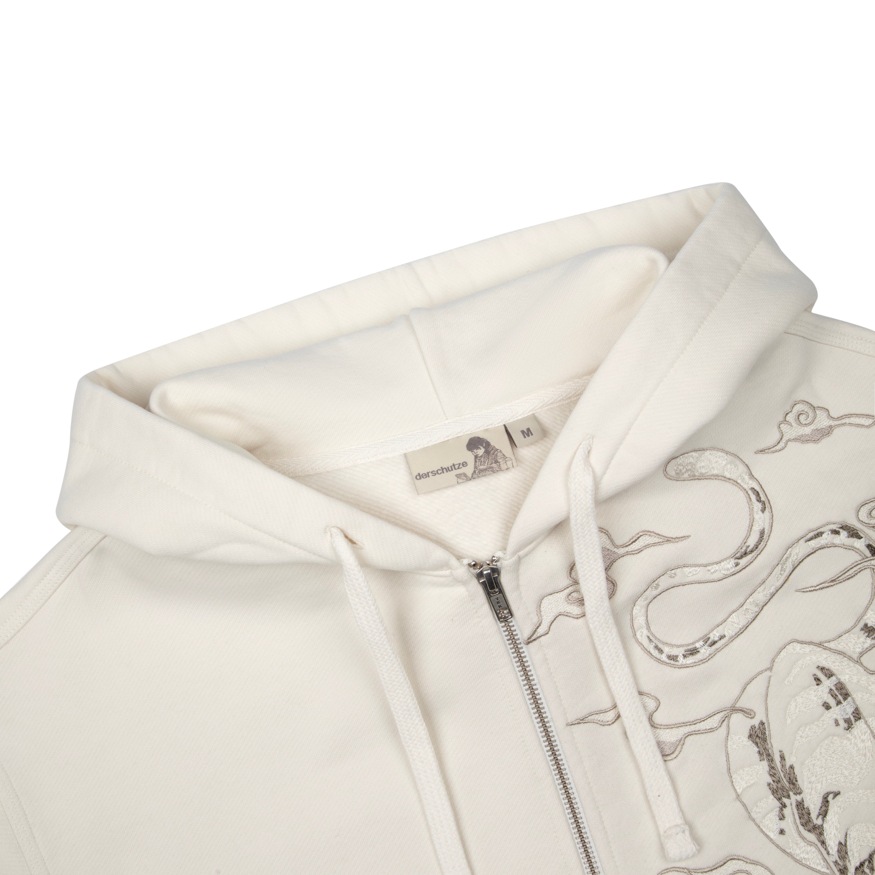 "yakuza v3" Zip Up off white