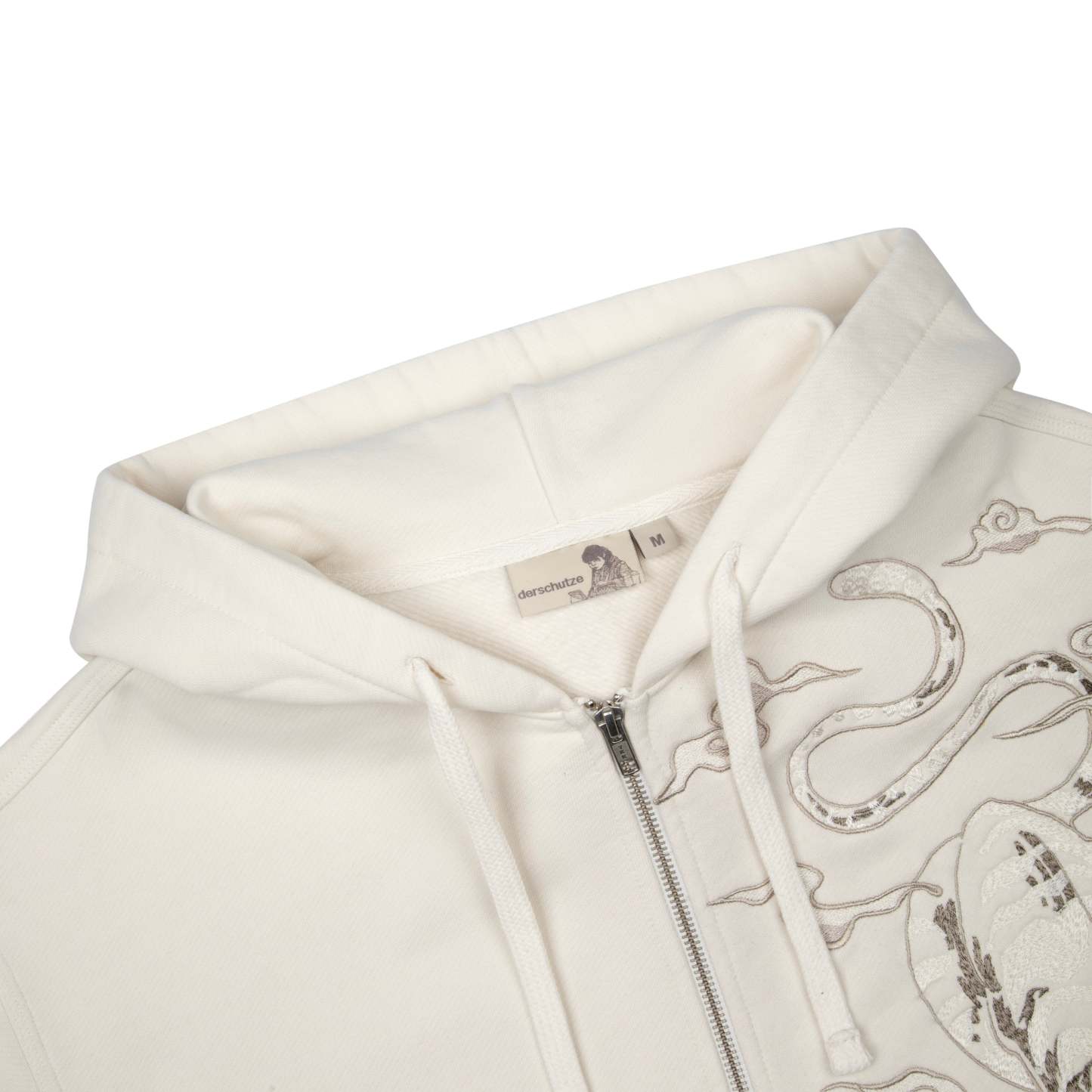 "yakuza v3" Zip Up off white