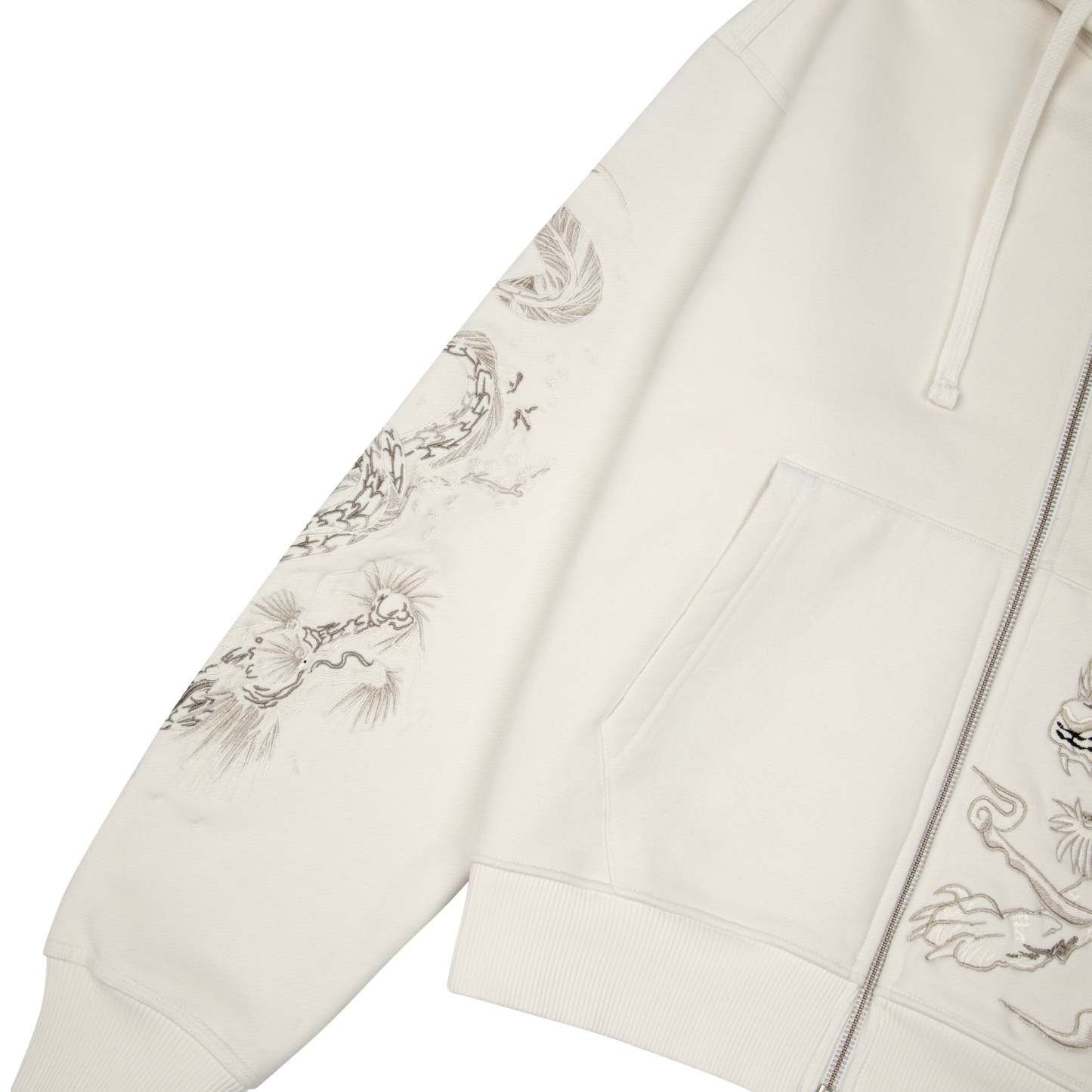 "yakuza v3" Zip Up off white