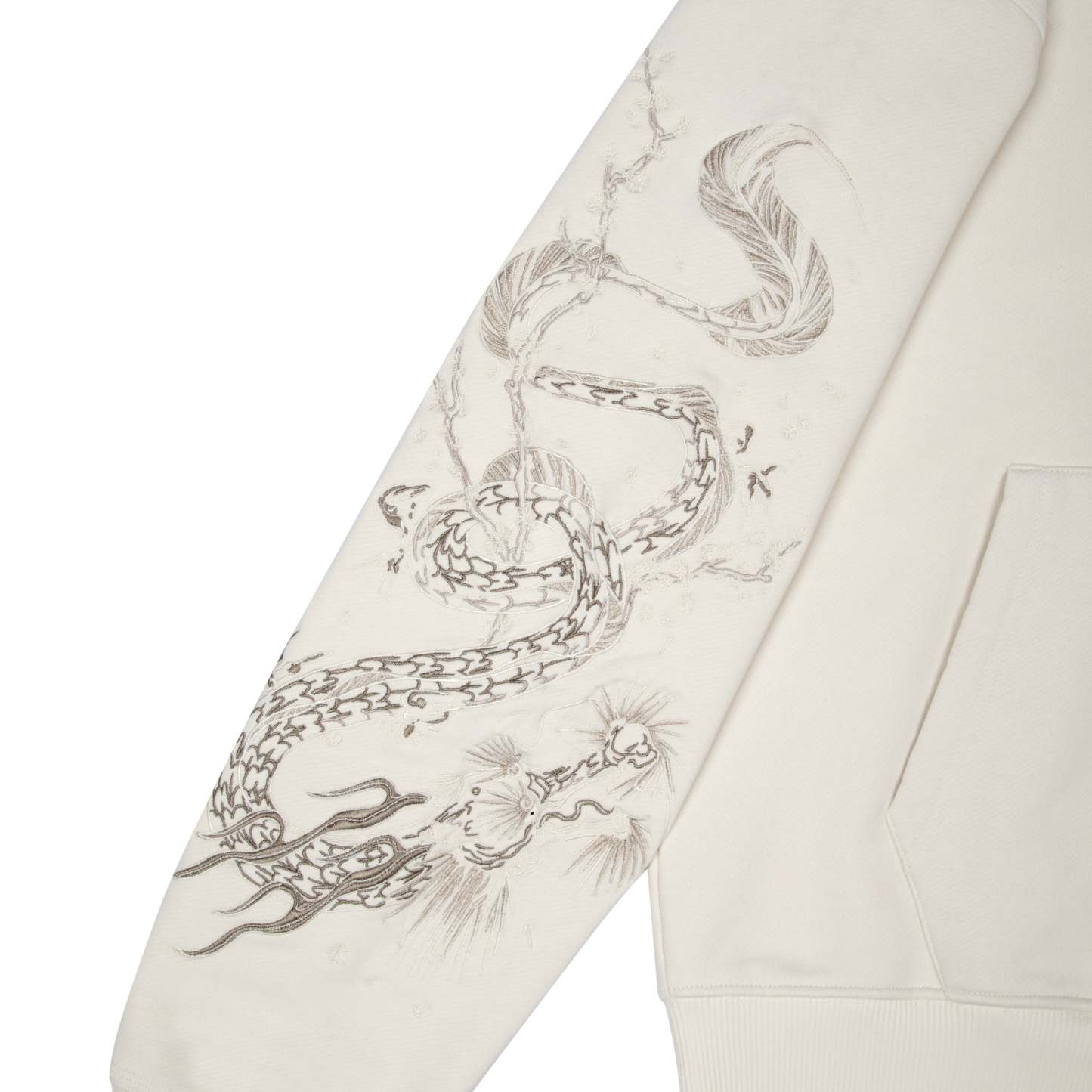 "yakuza v3" Zip Up off white