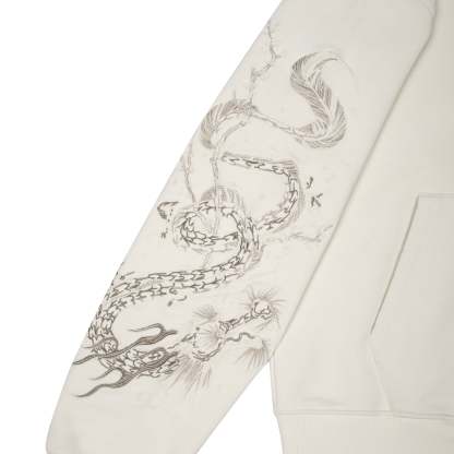 "yakuza v3" Zip Up off white