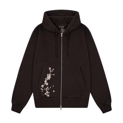 "yakuza v3" Zip Up brown