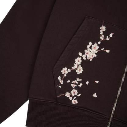 "yakuza v3" Zip Up brown