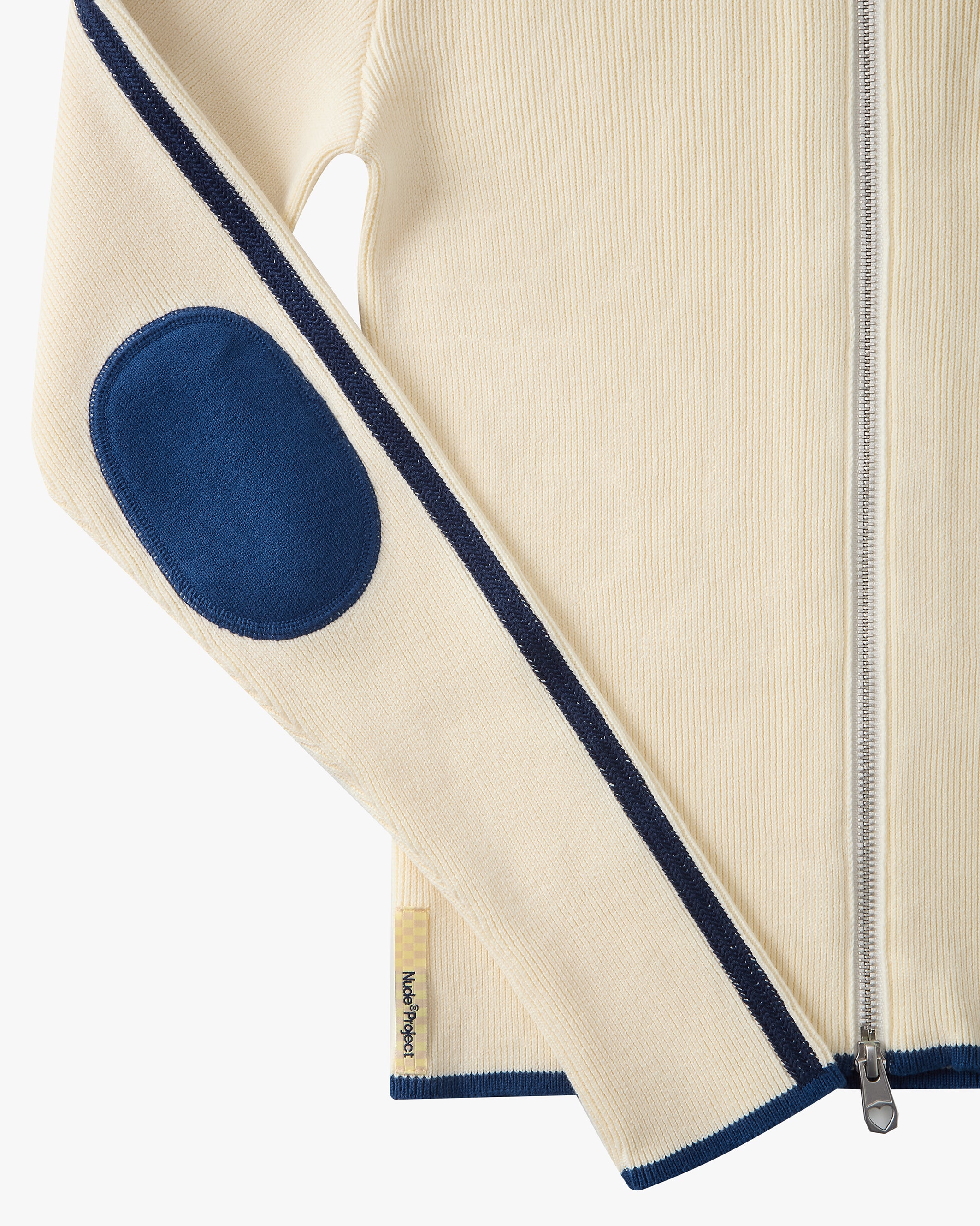 Cherries Full-Zip Knit Ecru