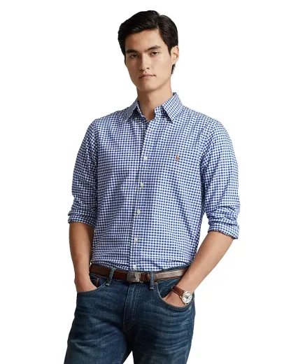   Polo Ralph Lauren Classic Fit Long Sleeve Cotton Oxford Button Down Shirt