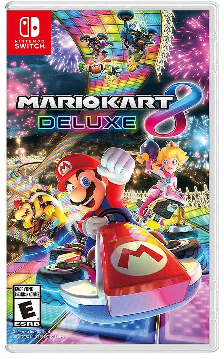 Nintendo Switch 2 Mario Kart World Bundle 256GB 7.9-Inch 1080P Screen, Joy-Con 2 with Mouse Sensor, Dock, with Super Mario Party And Microfiber Cleaning Cloth & Screen Protector