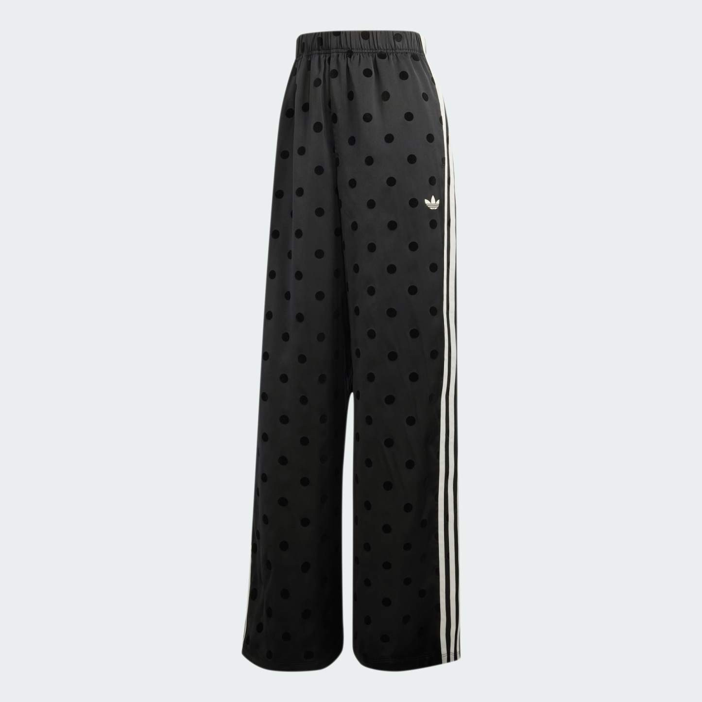 SATIN POLKA DOTS WIDE LEG PANT
