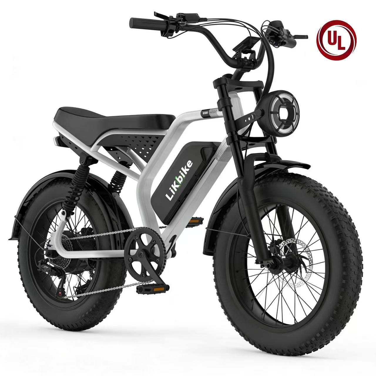 Likebike U12 Off-Road Ebike，2000W Fat Tire, UL 2849