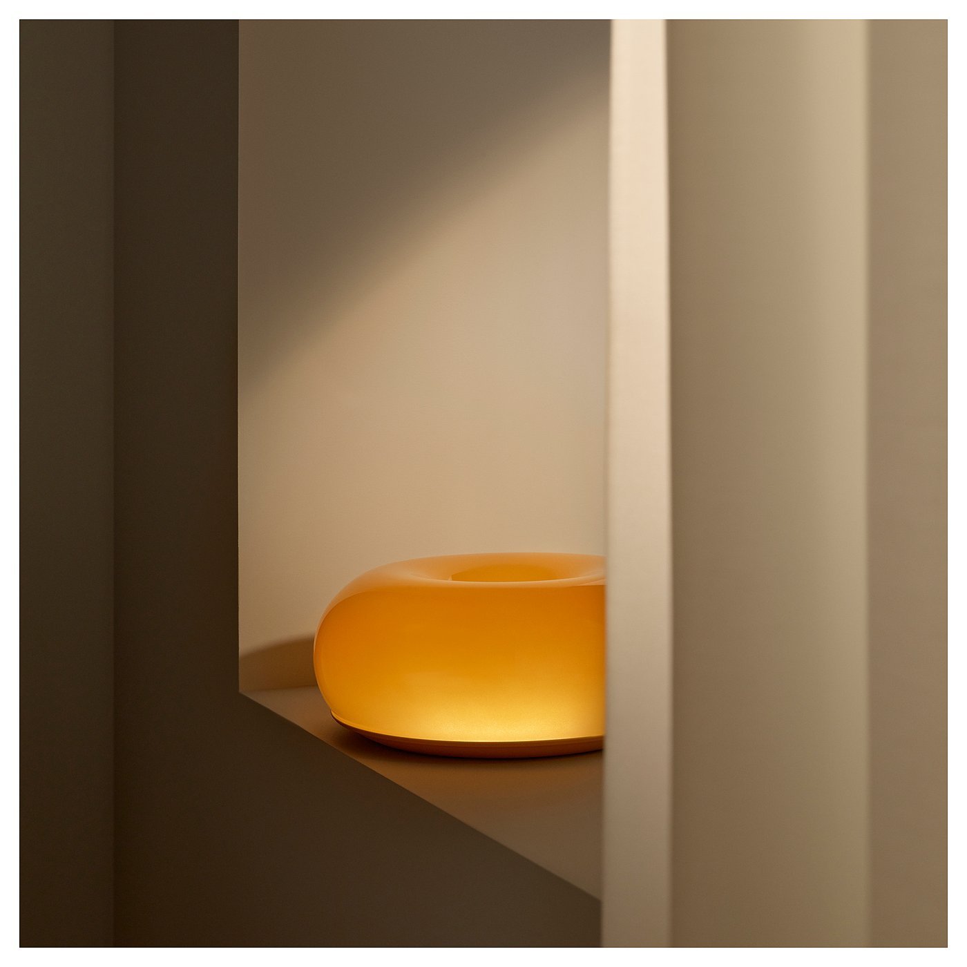 IKEA | Modernist Donut Art Lamp & Stepless Dimmable Ambient Light，12 "