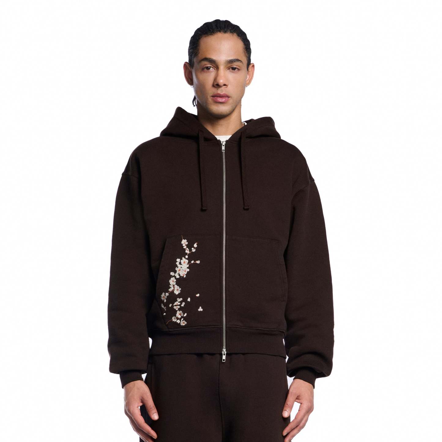 "yakuza v3" Zip Up brown