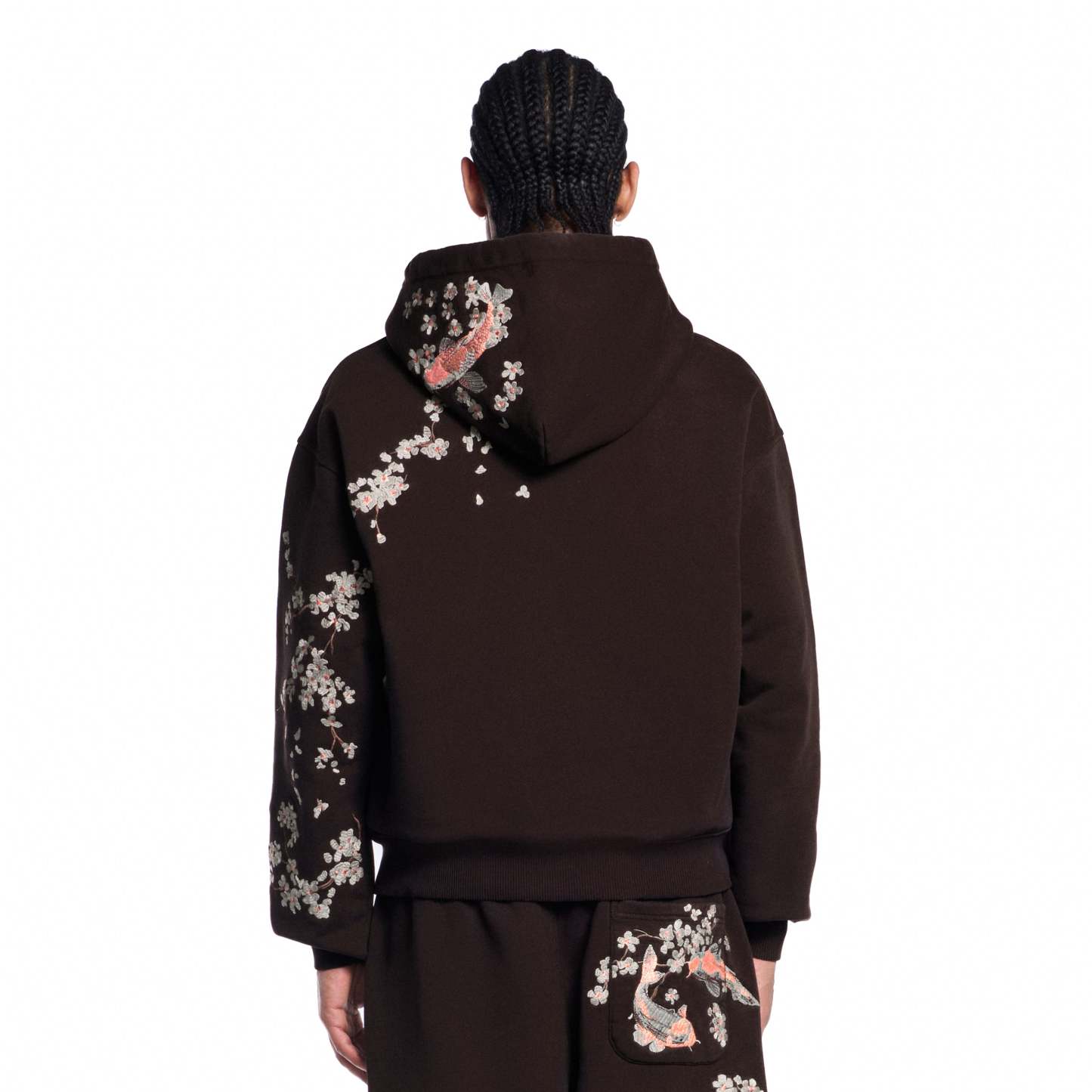 "yakuza v3" Zip Up brown