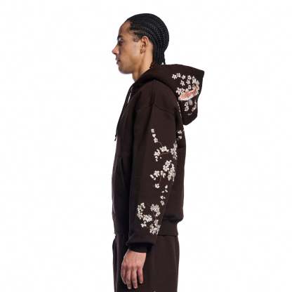 "yakuza v3" Zip Up brown