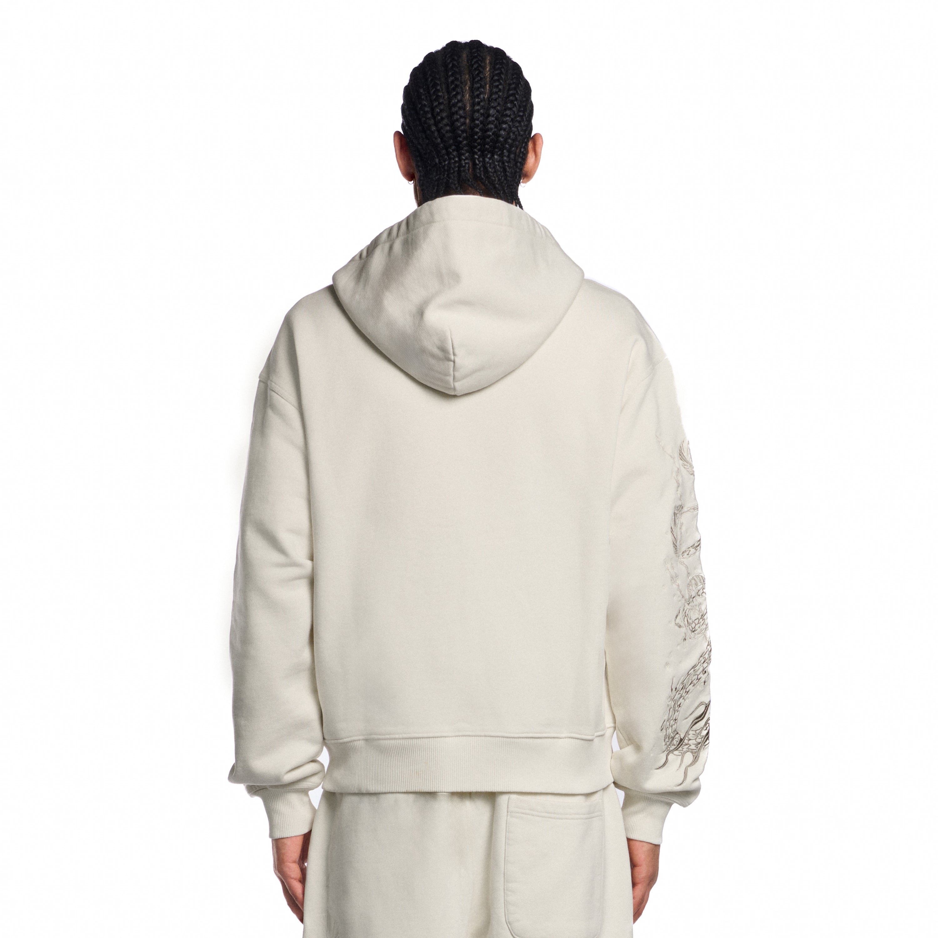 "yakuza v3" Zip Up off white