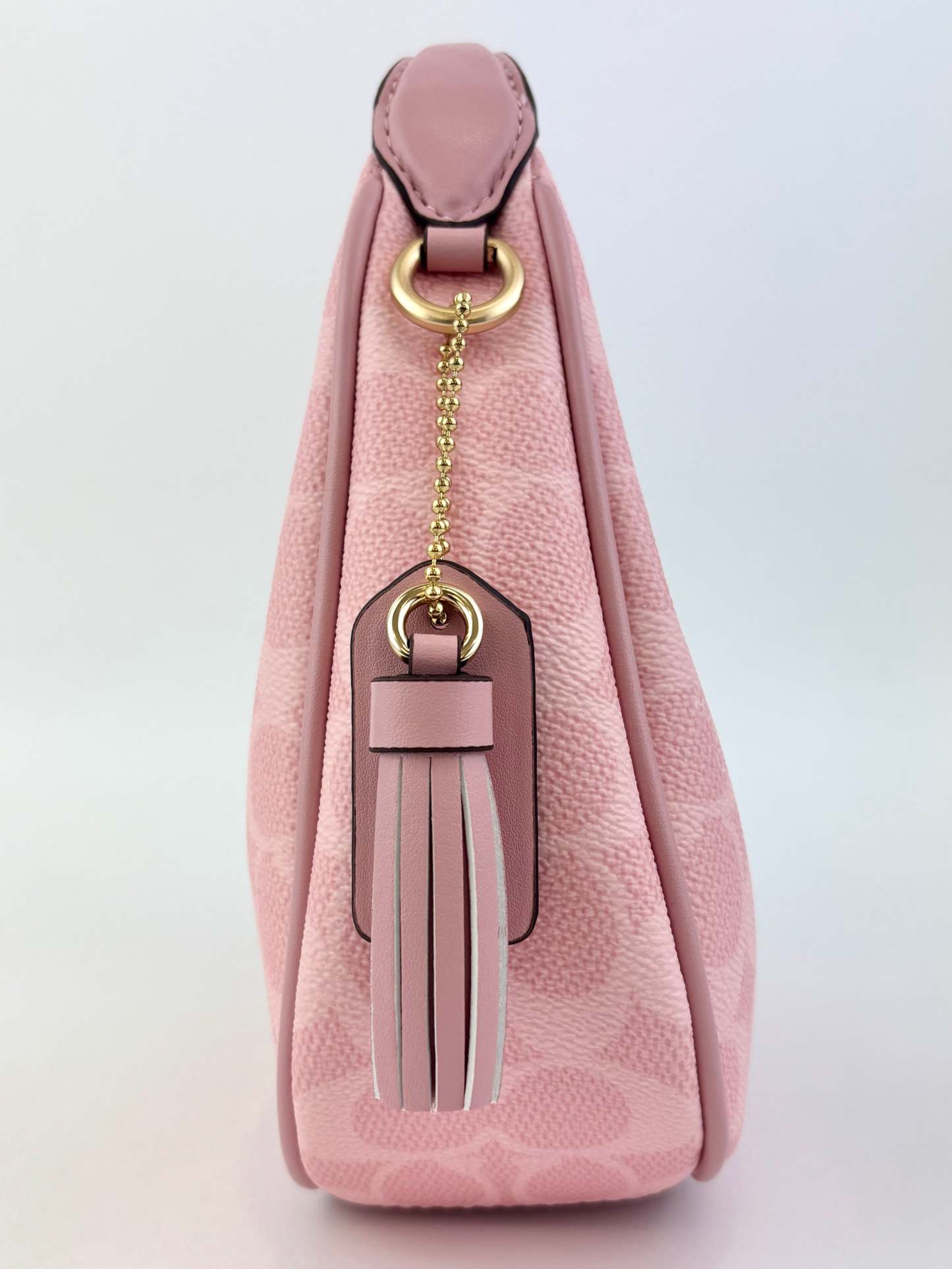Pink Carmen Mini Crossbody Bag In Signature Canvas