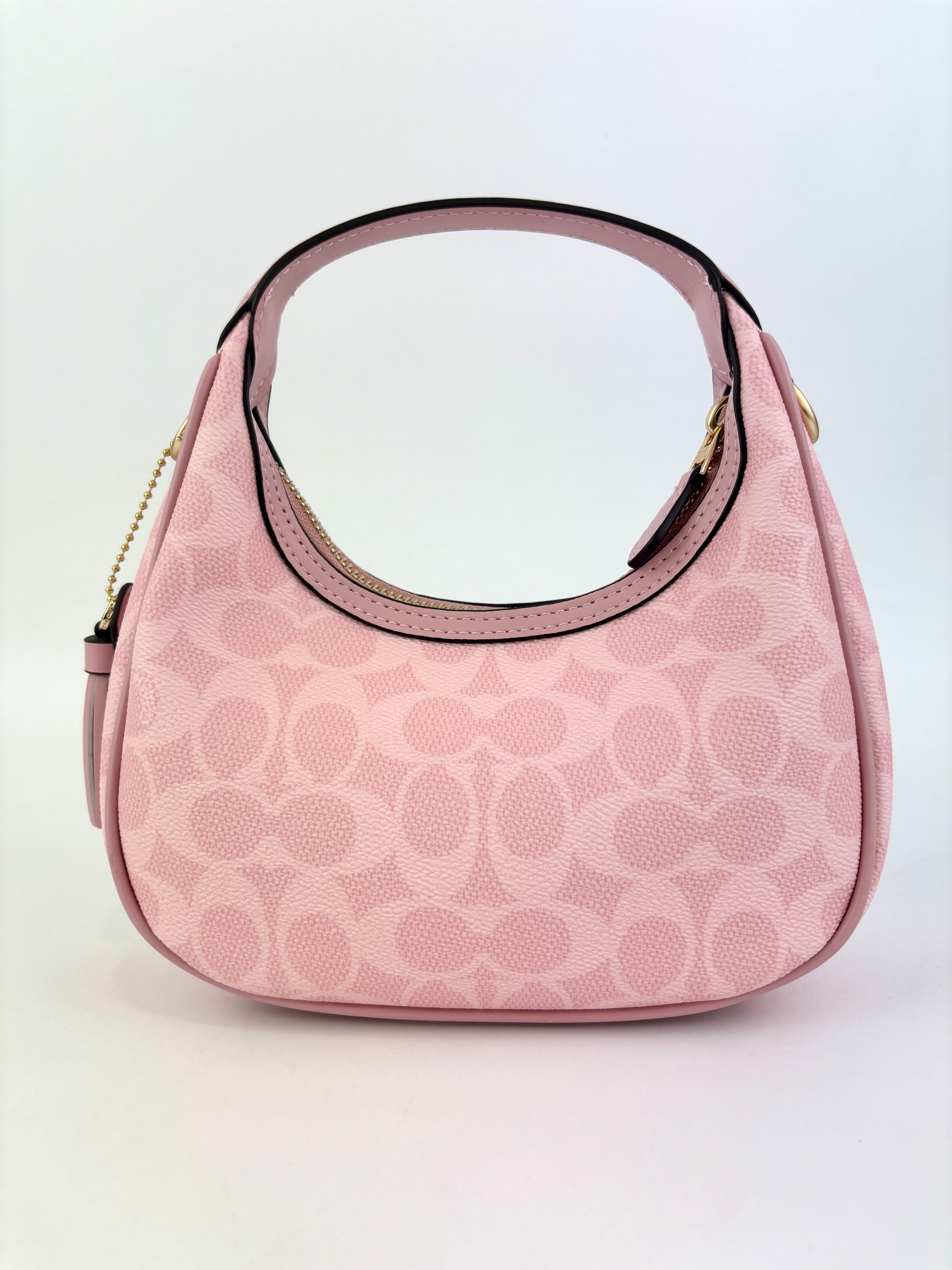 Pink Carmen Mini Crossbody Bag In Signature Canvas