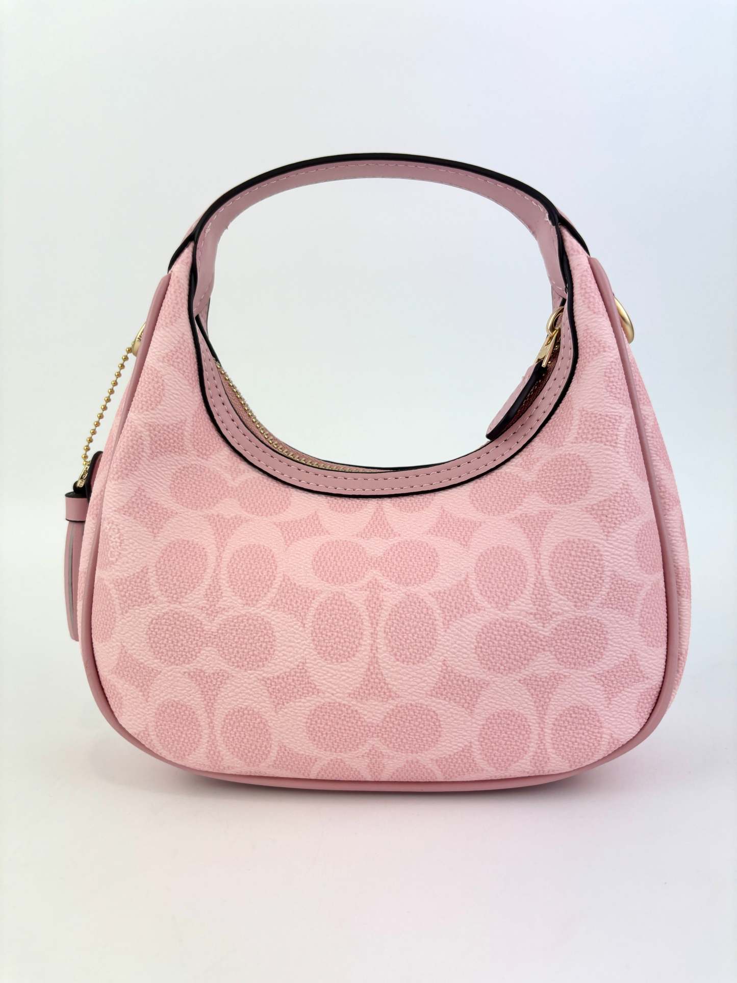 Pink Carmen Mini Crossbody Bag In Signature Canvas