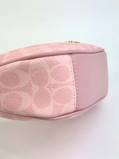 Pink Carmen Mini Crossbody Bag In Signature Canvas