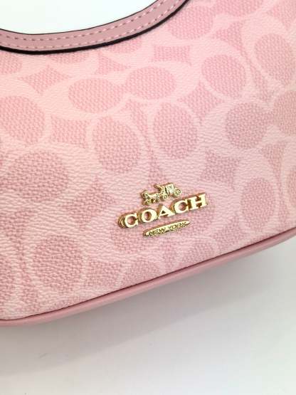 Pink Carmen Mini Crossbody Bag In Signature Canvas