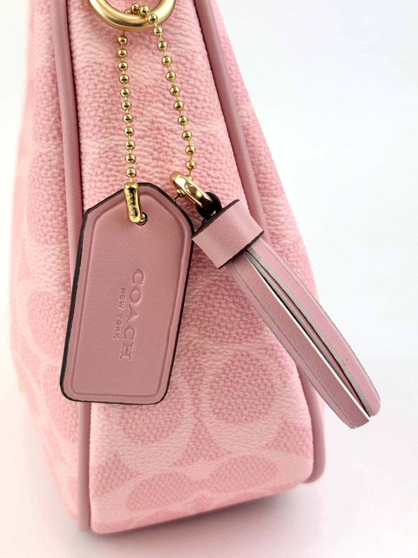 Pink Carmen Mini Crossbody Bag In Signature Canvas