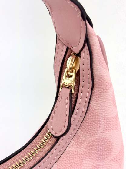 Pink Carmen Mini Crossbody Bag In Signature Canvas