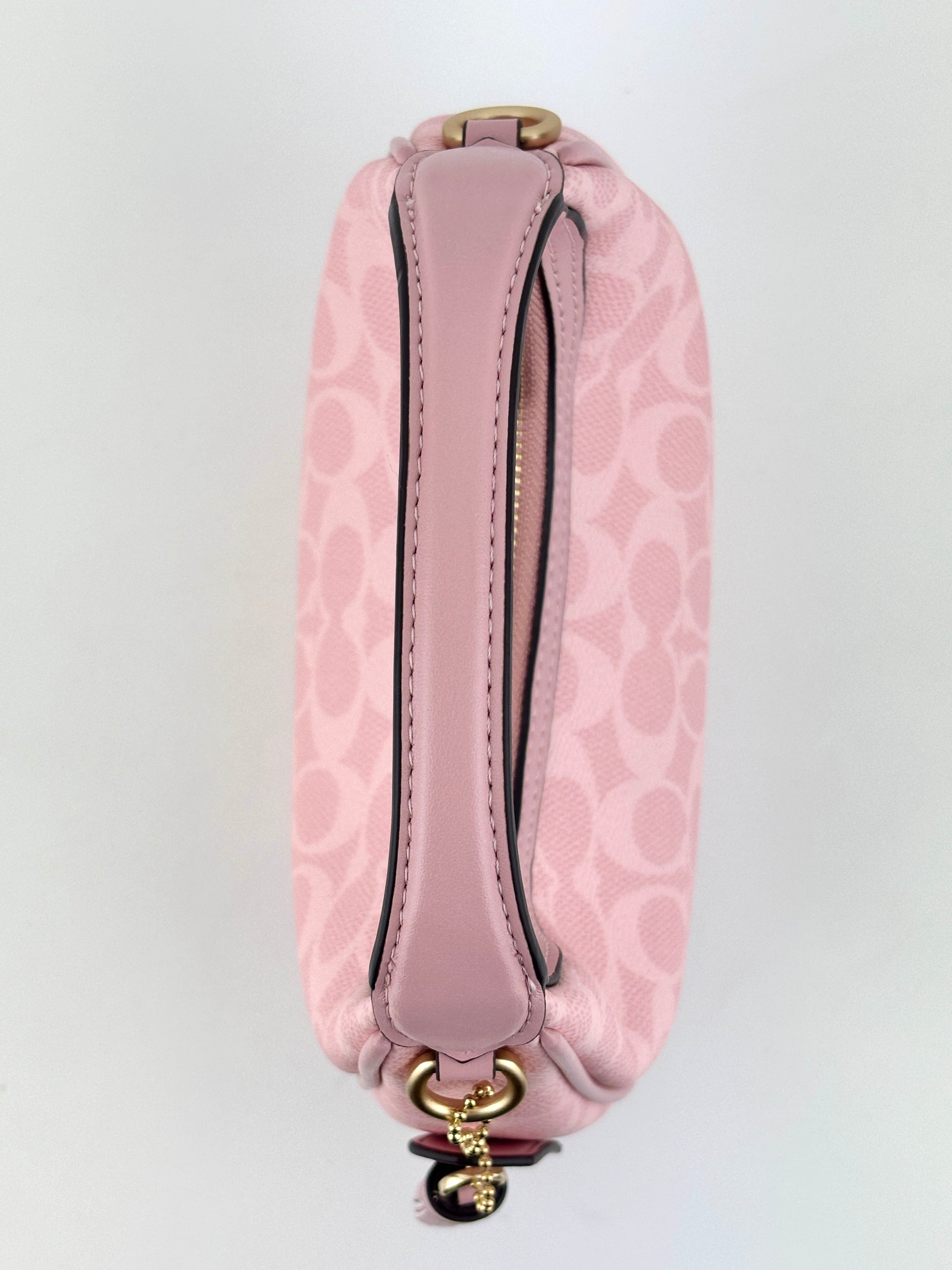 Pink Carmen Mini Crossbody Bag In Signature Canvas