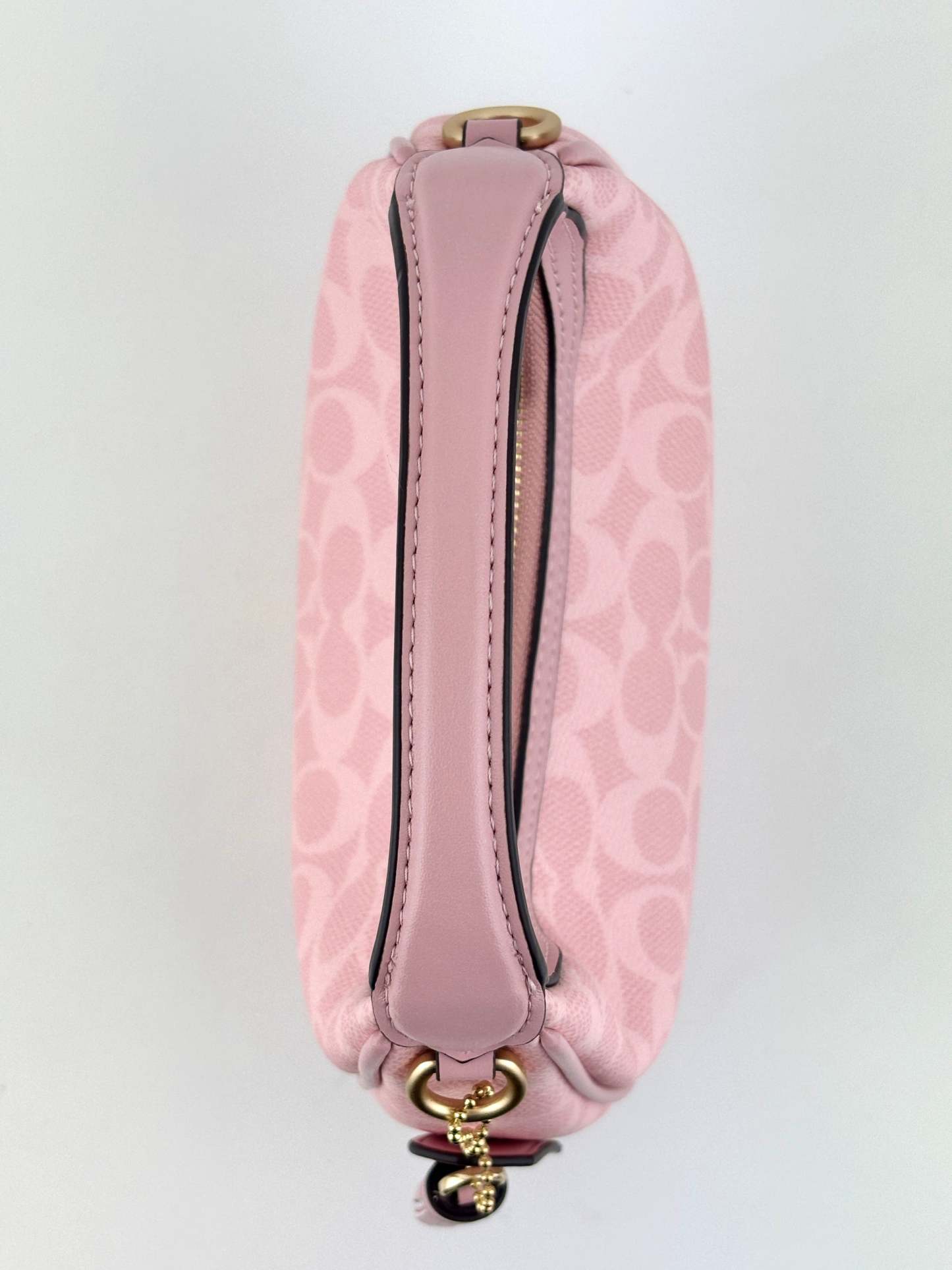 Pink Carmen Mini Crossbody Bag In Signature Canvas