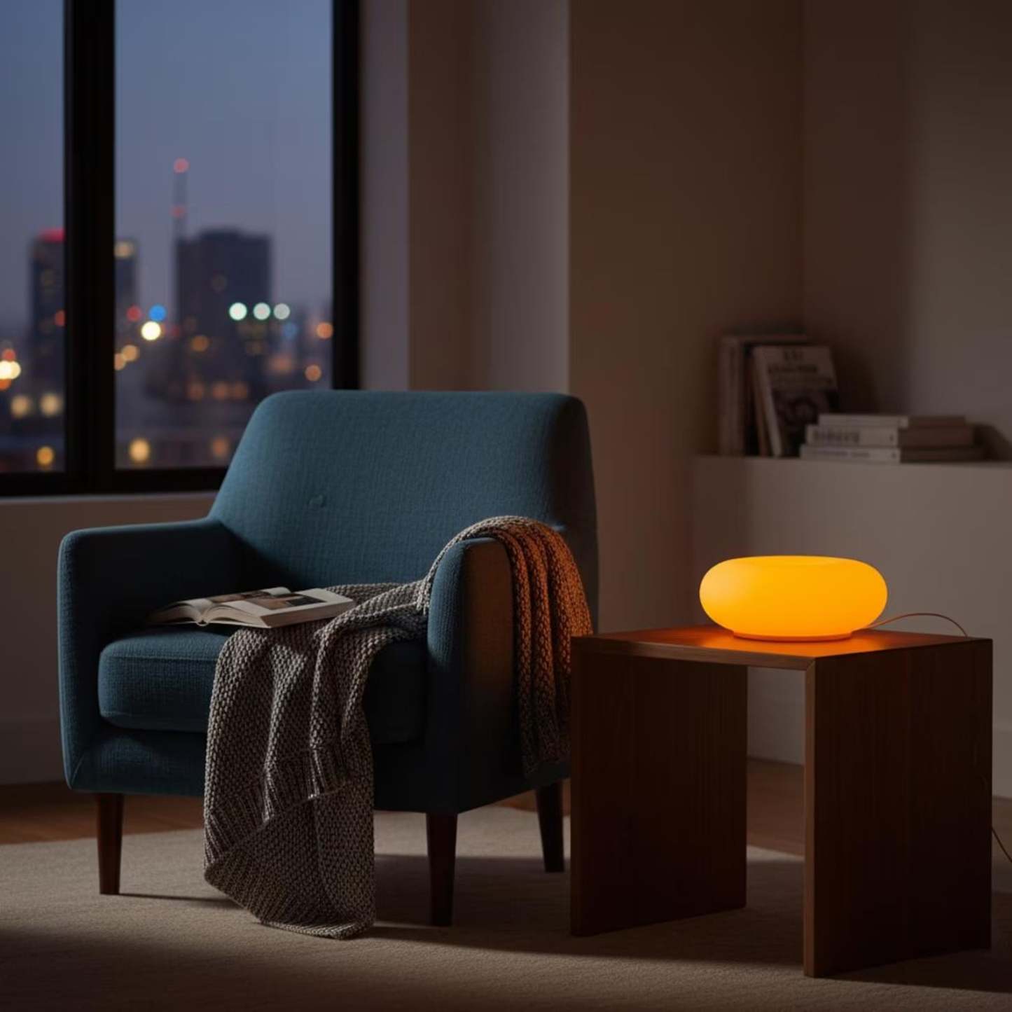 IKEA | Modernist Donut Art Lamp & Stepless Dimmable Ambient Light，12 "