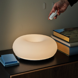 IKEA | Modernist Donut Art Lamp & Stepless Dimmable Ambient Light，12 "