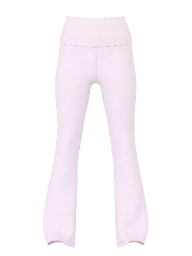 Soft Modal Foldover Kick-Flare Leggings
