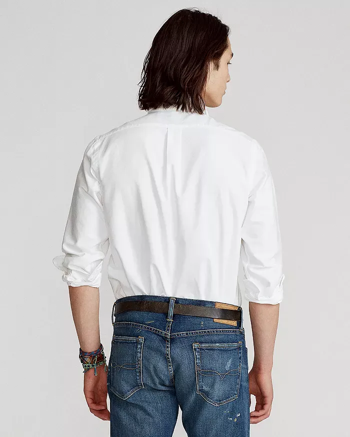   Polo Ralph Lauren Classic Fit Long Sleeve Cotton Oxford Button Down Shirt