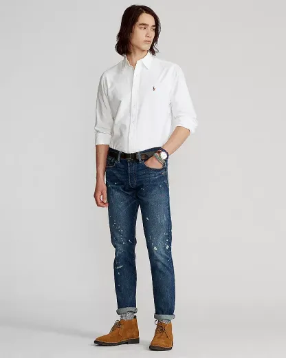   Polo Ralph Lauren Classic Fit Long Sleeve Cotton Oxford Button Down Shirt