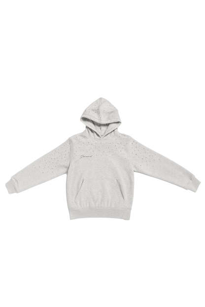 GREY DIAMOND HOODIE