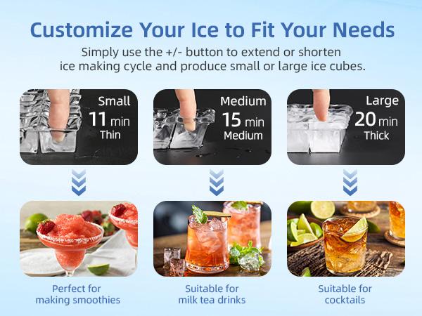 COWSAR Commercial Ice Maker V2.0, 100 lbs, 2-Way Add Water, Large Ice Maker Self Cleaning, Ice Machine with 24 Hour Timer,33 lbs Basket, Stainless Steel Ice Makers for School, Home, Bar, RV COWSAR Commercial Ice Maker V2.0, 100 lbs, 2-Way Add Water, Large Ice Maker Self Cleaning, Ice Machine with 24 Hour Timer,33 lbs Basket, Stainless Steel Ice Makers for School, Home, Bar, RV