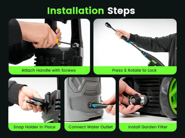 1600W 2.6 GPM 2600PSI Electric Pressure Washer with Foam Cannon for Cleaning Cars , Driveways, Decks, Fences, Patios & Outdoor Cleaning, 3 Wand Lengths Portable Pressure Cleaner dealforyourday 1600W 2.6 GPM 2600PSI Electric Pressure Washer with Foam Cannon for Cleaning Cars , Driveways, Decks, Fences, Patios & Outdoor Cleaning, 3 Wand Lengths Portable Pressure Cleaner dealforyourday