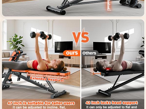 Bearbro Multi-Functional FID Weight Bench for Full All-in-One Body Workout – Hyper Back Extension, Roman Chair, Adjustable Ab Sit up Bench, Incline Decline Bench, Flat Bench,Support up to 1000lbs,Suitable for home workouts,outdoorfun Bearbro Multi-Functional FID Weight Bench for Full All-in-One Body Workout – Hyper Back Extension, Roman Chair, Adjustable Ab Sit up Bench, Incline Decline Bench, Flat Bench,Support up to 1000lbs,Suitable for home workouts,outdoorfun