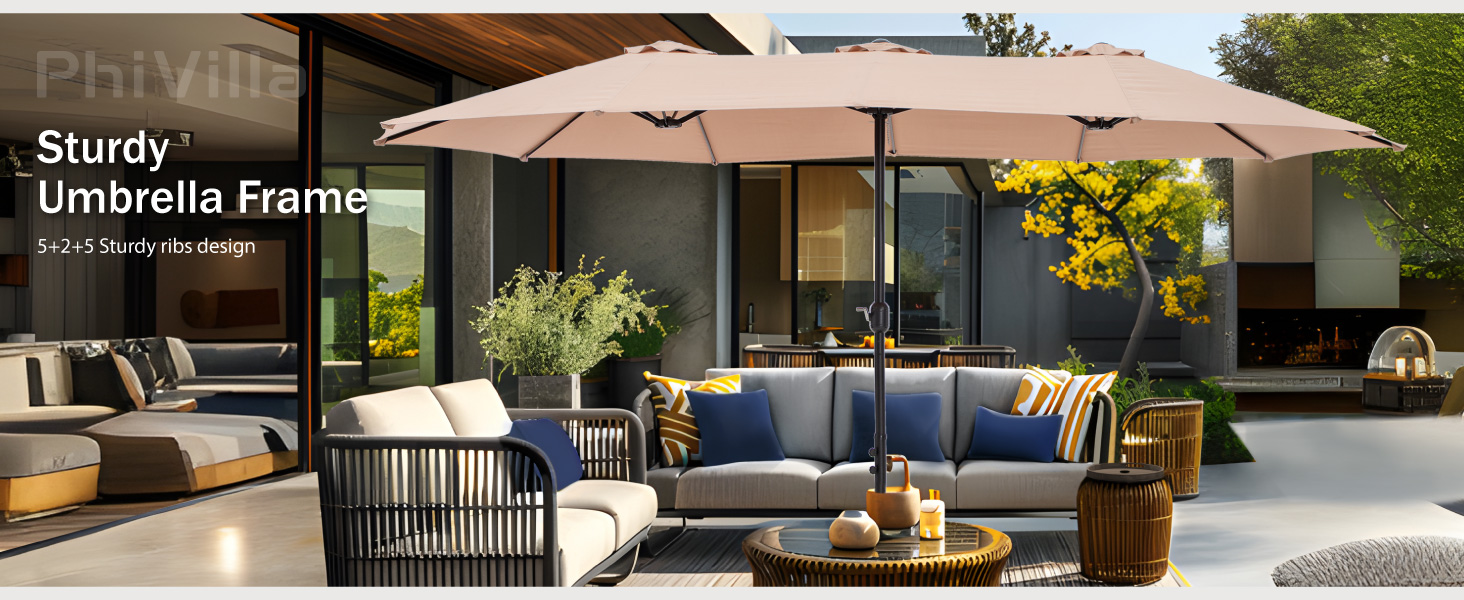 sturdy outdoor umbrella
