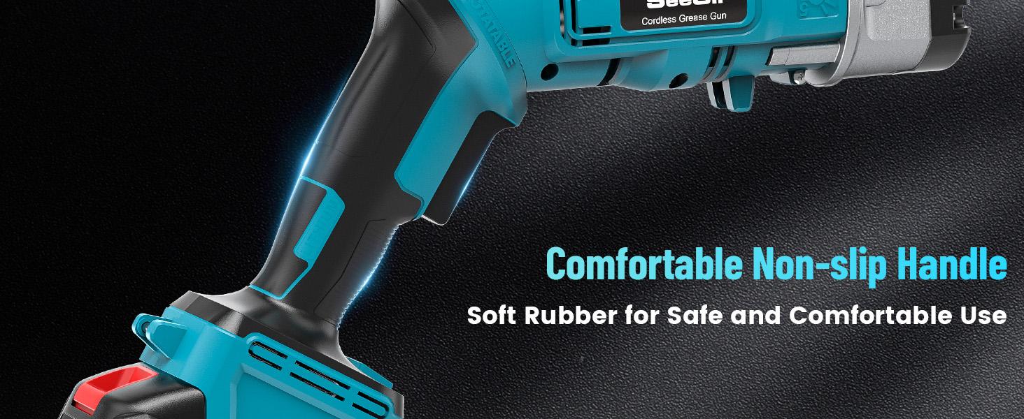 SEESII Cordless Grease Gun, Innovative 2-in-1 Easy-to-Use Electric Grease Gun, 5.3 oz/min 12,000 PSI High-Efficiency Battery Powered Grease Tool Kit, Grease Tool with 2*2.0Ah Batteries and Charger, B003 SEESII Cordless Grease Gun, Innovative 2-in-1 Easy-to-Use Electric Grease Gun, 5.3 oz/min 12,000 PSI High-Efficiency Battery Powered Grease Tool Kit, Grease Tool with 2*2.0Ah Batteries and Charger, B003