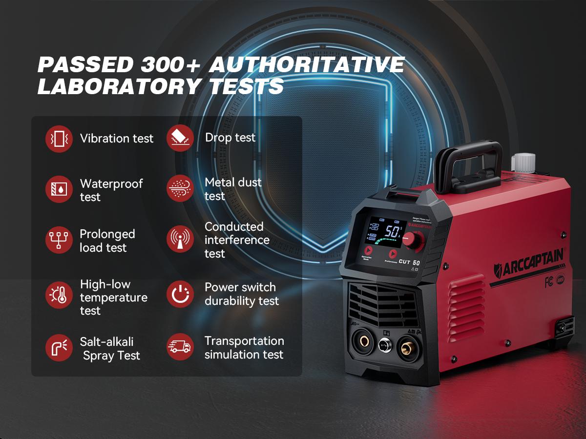 ARCCAPTAIN 50A Dual Voltage 110/220V DC Inverter IGBT Plasma Cutter Welder, Large LED Display, 1/2 in Clean Cut, Post Flow, 2T/4T, FCC/CE/ANSI Recognized Portable Welding Machine for Beginners (Tools & Hardware) fathersdaygift ARCCAPTAIN 50A Dual Voltage 110/220V DC Inverter IGBT Plasma Cutter Welder, Large LED Display, 1/2 in Clean Cut, Post Flow, 2T/4T, FCC/CE/ANSI Recognized Portable Welding Machine for Beginners (Tools & Hardware) fathersdaygift