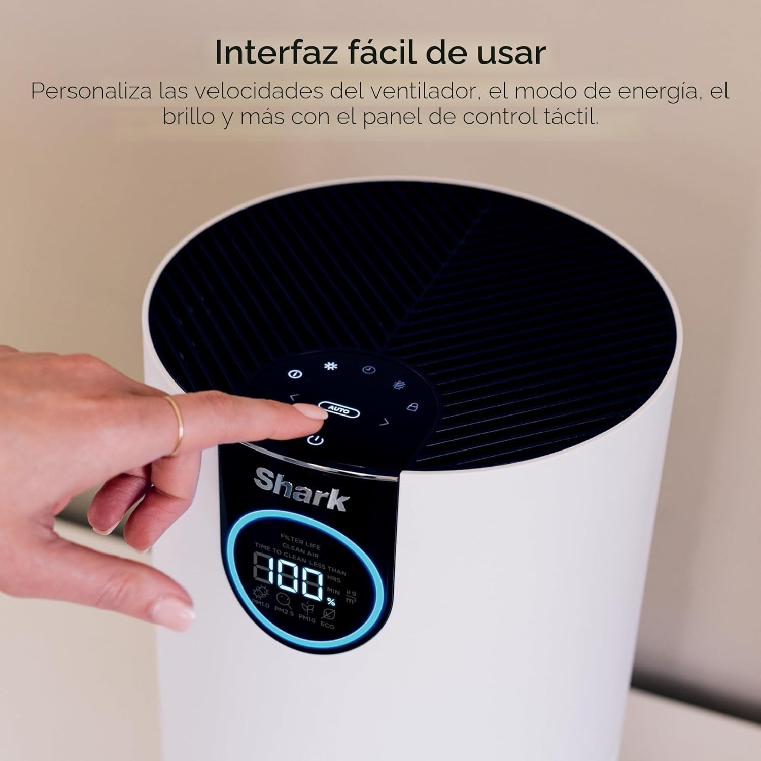 Purificador de aire Shark con filtro True HEPA - HP102
