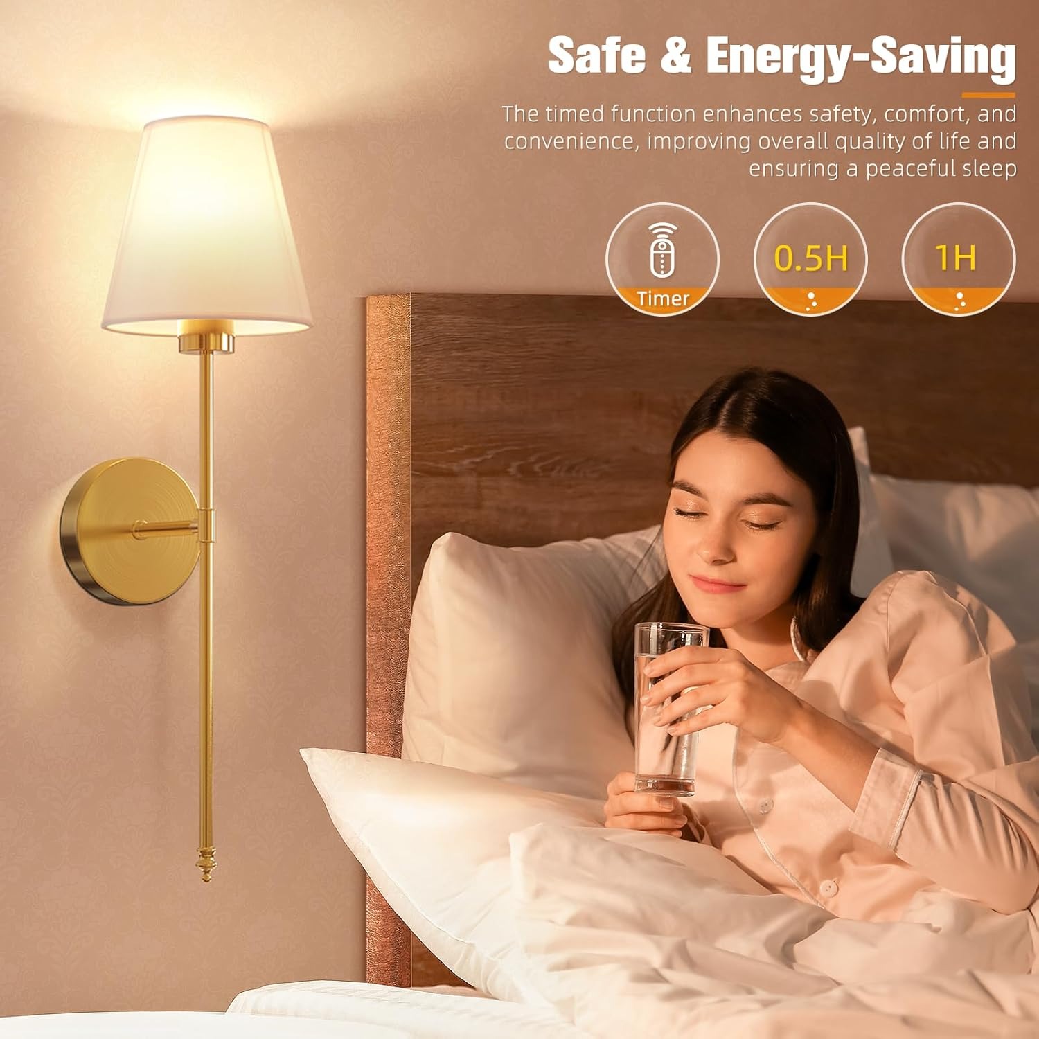 Wireless Battery-Powered Wall Lamps in /, Remote Control Bedroom Lights, Rechargeable Multi-Color Bulbs for Living Room & Hallway #TOP PICKS