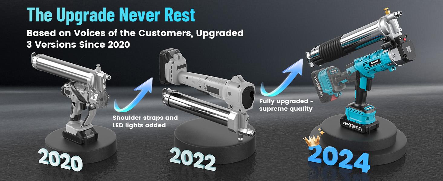SEESII Cordless Grease Gun, Innovative 2-in-1 Easy-to-Use Electric Grease Gun, 5.3 oz/min 12,000 PSI High-Efficiency Battery Powered Grease Tool Kit, Grease Tool with 2*2.0Ah Batteries and Charger, B003 SEESII Cordless Grease Gun, Innovative 2-in-1 Easy-to-Use Electric Grease Gun, 5.3 oz/min 12,000 PSI High-Efficiency Battery Powered Grease Tool Kit, Grease Tool with 2*2.0Ah Batteries and Charger, B003