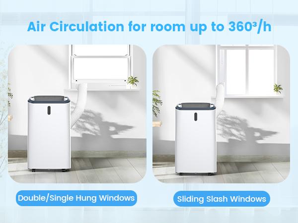 【SummberVibes】COWSAR 12000BTU-14000BTU Portable Air Conditioner,Portable AC Unit for Room Cools up to 550 Sq.ft-700 Sq.ft, 3 in 1 Air Conditioner Portable with Cooling& Dehumidifier&Fan,Remote Control,24Hrs Timer,3 Fan Speed 【SummberVibes】COWSAR 12000BTU-14000BTU Portable Air Conditioner,Portable AC Unit for Room Cools up to 550 Sq.ft-700 Sq.ft, 3 in 1 Air Conditioner Portable with Cooling& Dehumidifier&Fan,Remote Control,24Hrs Timer,3 Fan Speed