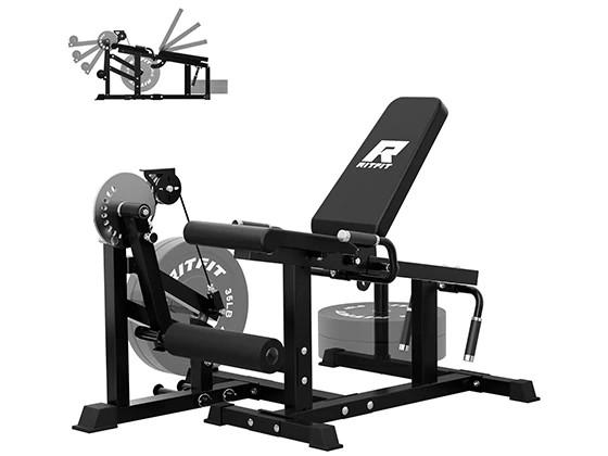 RITFIT PLC01 3-in-1 Multifunctional At Home Gym Strength Training Equipment - Leg Extension Machine, Leg Curl, Glute Workout Device, 325LB Capacity, 4 Adjustable Backrest Angles, 2'' Weight Plates, Seated/Lying Adjustable Exercise Gear RITFIT PLC01 3-in-1 Multifunctional At Home Gym Strength Training Equipment - Leg Extension Machine, Leg Curl, Glute Workout Device, 325LB Capacity, 4 Adjustable Backrest Angles, 2'' Weight Plates, Seated/Lying Adjustable Exercise Gear