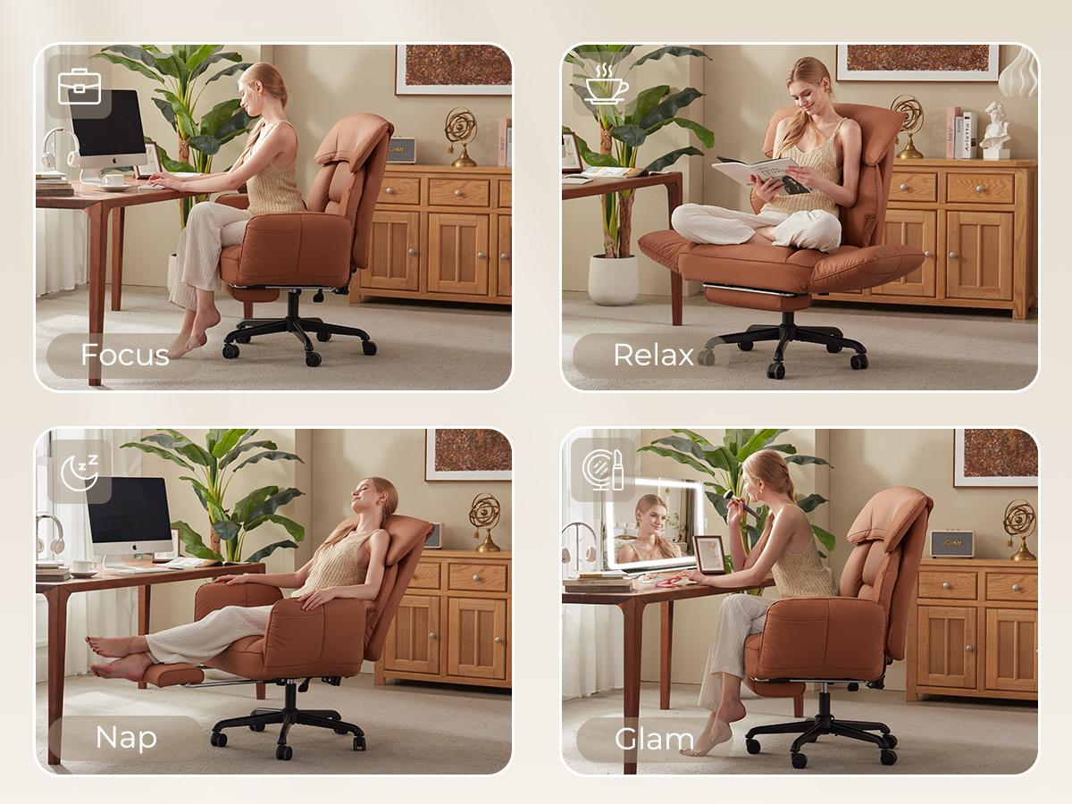 Summervibes Dowinx Cross Legged Office Chair with Pivoting Armrests,Criss Cross Chair with Pocket Spring Seat & Back,Reclining Computer Gaming Chair with Footrest and Metal Base Summervibes Dowinx Cross Legged Office Chair with Pivoting Armrests,Criss Cross Chair with Pocket Spring Seat & Back,Reclining Computer Gaming Chair with Footrest and Metal Base