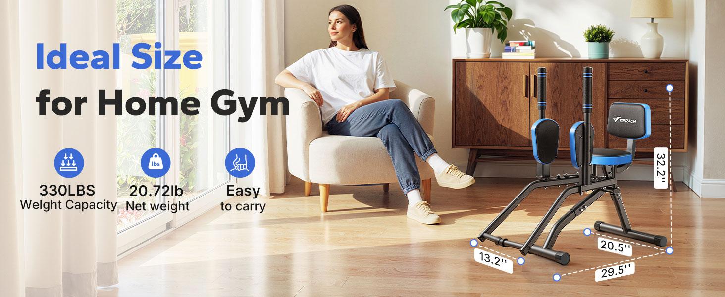 Merach Hip Abductor Machine, Adjustable Glute Trainer & Upper Back Exerciser, 330lbs Weight Capacity, Thigh Workout Equipment for Hip Sculpting & Butt Lifting, Design for Home Gym Fitness Training Summervibes Merach Hip Abductor Machine, Adjustable Glute Trainer & Upper Back Exerciser, 330lbs Weight Capacity, Thigh Workout Equipment for Hip Sculpting & Butt Lifting, Design for Home Gym Fitness Training Summervibes