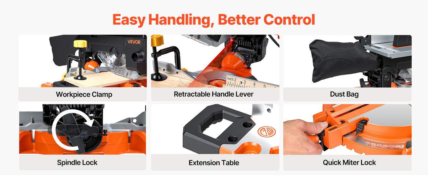 【DealsForYouDays】VEVOR 8-1/4 in 2-in-1 Sliding Miter Saw & Table Saw, Wood Cutter with Precision Laser Alignment, Adjustable Angles, 4800 RPM, Splash Guard for Cutting Wood, Metals, Laminates,father'sdaygifts 【DealsForYouDays】VEVOR 8-1/4 in 2-in-1 Sliding Miter Saw & Table Saw, Wood Cutter with Precision Laser Alignment, Adjustable Angles, 4800 RPM, Splash Guard for Cutting Wood, Metals, Laminates,father'sdaygifts