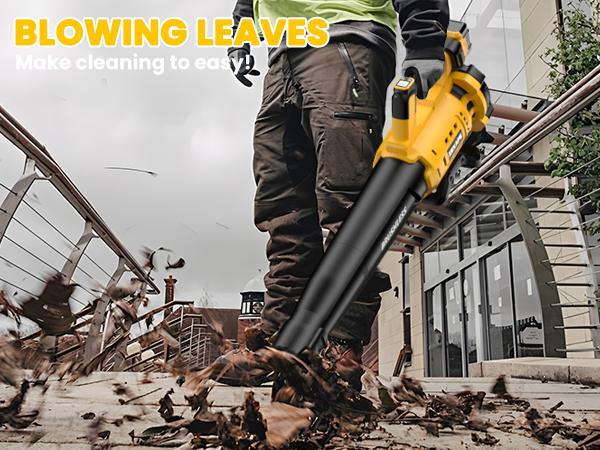 【Father's Day Gifts】Cordless Leaf Blower for Dewalt 20V Max Battery, For Milwaukee 18V Battery/ For Makita 18V Battery 480 CFM Electric Blower with Brushless Motor, 6 Variable Speed Up to 130MPH, Digital Display Control Handheld Blower for Lawn Care, Yard 【Father's Day Gifts】Cordless Leaf Blower for Dewalt 20V Max Battery, For Milwaukee 18V Battery/ For Makita 18V Battery 480 CFM Electric Blower with Brushless Motor, 6 Variable Speed Up to 130MPH, Digital Display Control Handheld Blower for Lawn Care, Yard