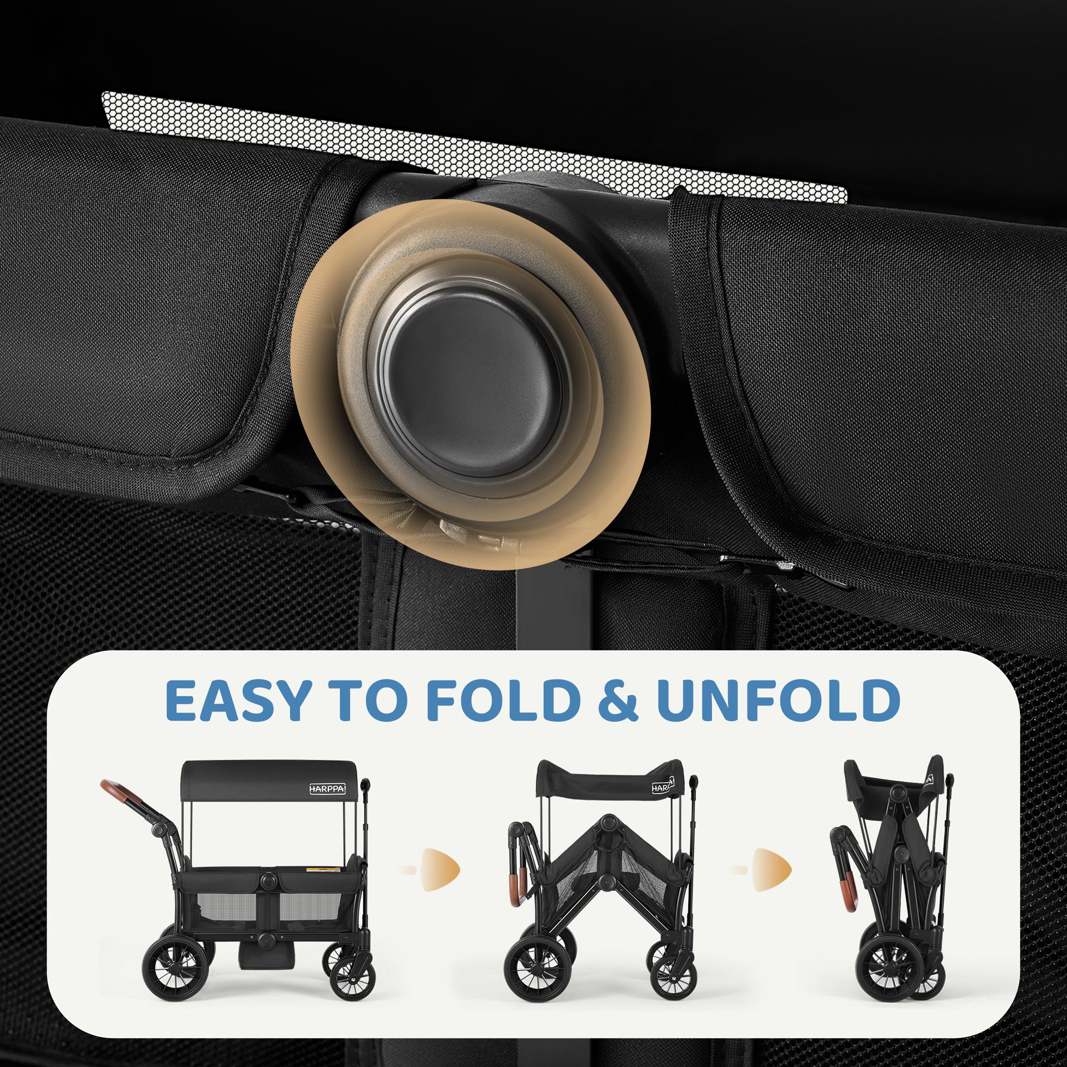 #SummerVibes HARPPA Baby Stroller Wagon, Lightweight Folding Adjustable 2-Seat/4-Seat Travel Stroller, Canopy, Push-Pull Handle, EVA Foam All-Terrain Wheel, Large Storage, Outdoor/Camping Use, Lightweight Travel Stroller, Adjustable Stroller #SummerVibes HARPPA Baby Stroller Wagon, Lightweight Folding Adjustable 2-Seat/4-Seat Travel Stroller, Canopy, Push-Pull Handle, EVA Foam All-Terrain Wheel, Large Storage, Outdoor/Camping Use, Lightweight Travel Stroller, Adjustable Stroller